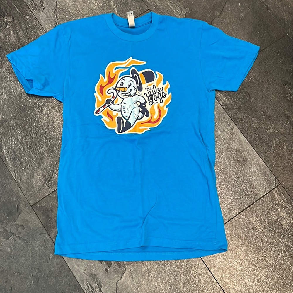 The Yule Logs band tee shirt